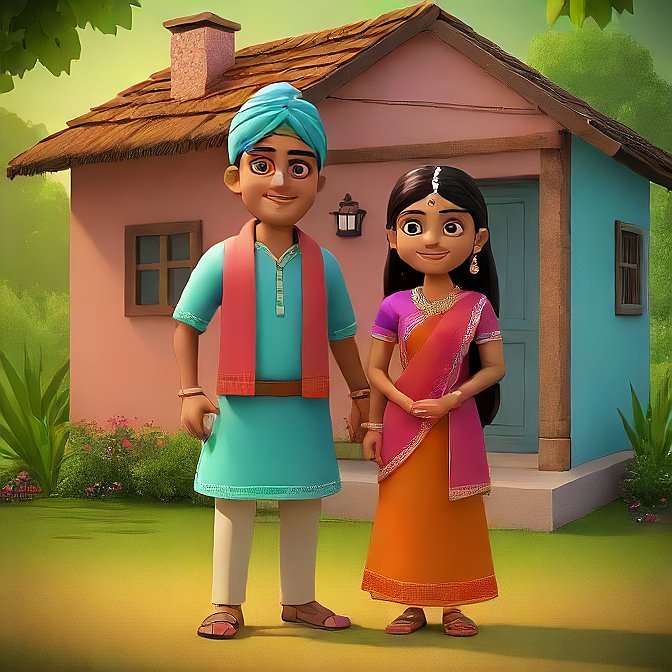 3D cartoon character art